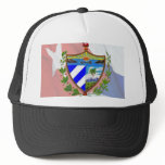 Cuban Coat of Arms on Cuban Flag hats