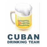 Cuban Drinking Team Postcards
