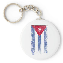 Cuban Flag Key Chain