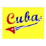 Cuban Flag Post Card