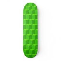 Cube 3 Dimensional 3D Pattern Design Skate Boards