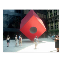 CUBE AT 140 BROADWAY POST CARD