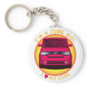 Cube Girl Key Chain keychains