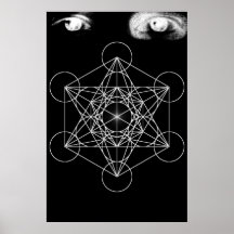 "Cube of Metatron" Posters
