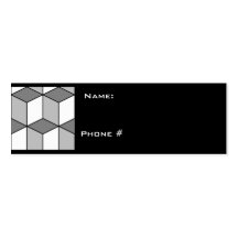 CUBES Profile Card Business Card Template