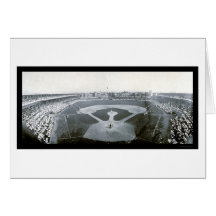 Cubs Giants Baseball Photo 1908 Card