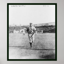 Cubs Johnny Evers Baseball 1909 Poster