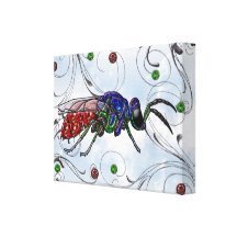 Cuckoo Wasp Gallery Wrap Canvas