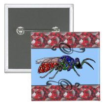 Cuckoo Wasp Pins