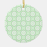 Cucumber Polka Dot Pattern. ornaments