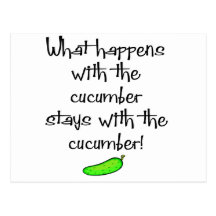 Cucumber Post Card