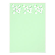 Cucumber slices. personalized invite