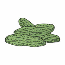 Cucumbers Embroidered Shirt