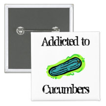 Cucumbers Pinback Button