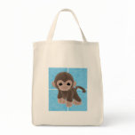 Cuddle Monkey Diaper Tote Bag