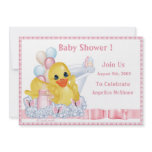 CuddleCreek® BathTimeDuck Shower Invitation