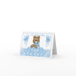 CuddleCreek® BubbleGum Bear Notecard