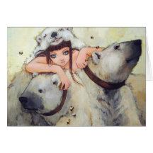 Cuddles of a Power Monger Notecard