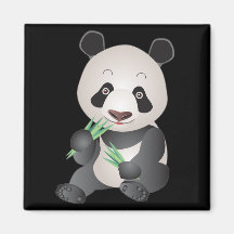 Cuddly Panda Magnet