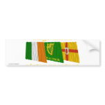 Cúige Uladh (Ulster Province) Flags bumper stickers