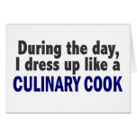 Culinary Cook During The Day cards