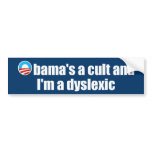 Cult anti Obama Bumper Stickers