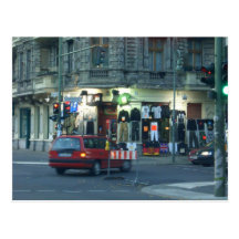 cult clothes shop - urban berlin postcards