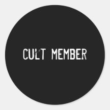 cult member stickers