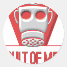 Cult Of Me Round Sticker