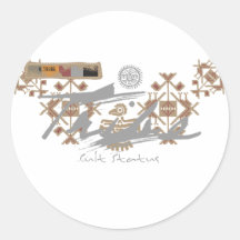 Cult Status Round Sticker