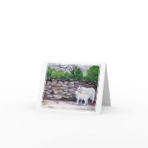 Cumbrian Sheep Art/Thinking of You Greeting Cards