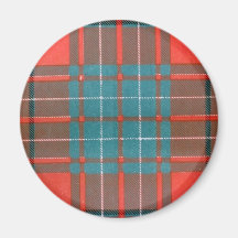 CUMIN FAMILY TARTAN FRIDGE MAGNETS