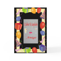 Cumpleaños Amigo Card