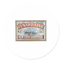 Cunard Line New York Liverpool 1875