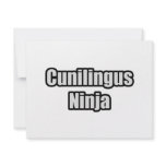Cunilingus Ninja invitations