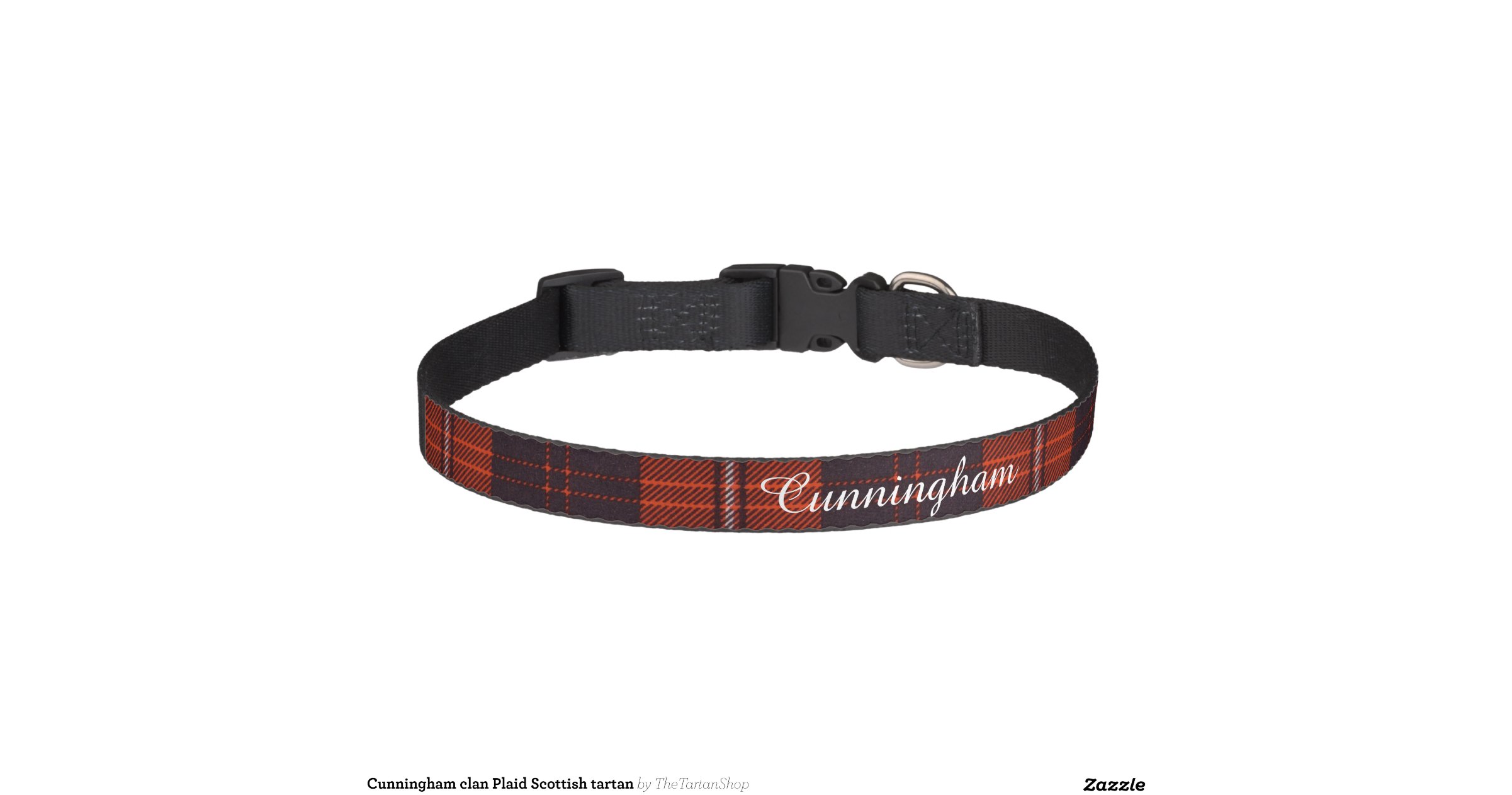 Cunningham Clan Plaid Scottish Tartan Dog Collars Zazzle