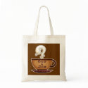 Cup a Joe Small Canvas Tote Bag