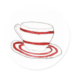 Cup and Saucer Sticker