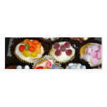 Cup Cake Bookmark Business Cards