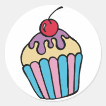 Cup Cake Stickers