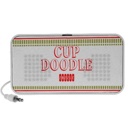 CUP DOODLE(Customisable) Travel Speaker
