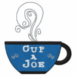 Cup Of Joe Coffee Embroidered Shirt embroidered shirts
