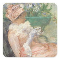 Cup of Tea by Mary Cassatt Sticker