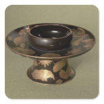 Cup stand with 'Nashiji' decoration stickers
