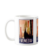 Cup-Vintage Venezia, Italy, Advertisment Coffee Mugs