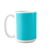 Cup with Aqua Blue Background