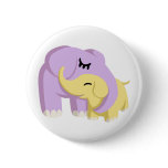 Cupcake and Butters the Elephants buttons