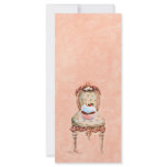 Cupcake and Chair vintage Style Invitations Cards rack cards