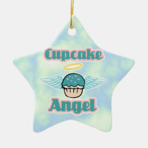 cupcake angel christmas ornaments