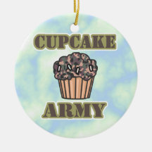 Cupcake Army Christmas Tree Ornament